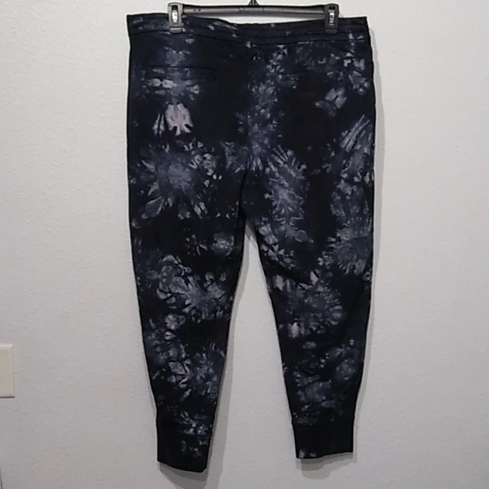 Armani Exchange Tie Dye Cotton Jersey Fleece Sweatpants